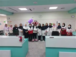 دیدار اعضای سازمان هلال احمر با بیماران بخش خون