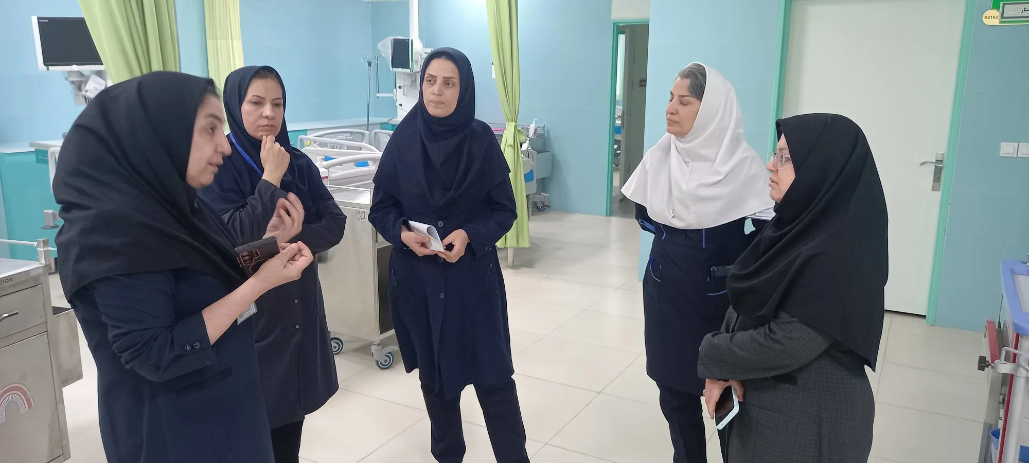 بازدید مدیر پرستاری دانشگاه علوم پزشکی تبریز از روند توسعه بخش‌های PICU2 و تروما در مرکز کودکان زهرا مردانی آذری تبریز
