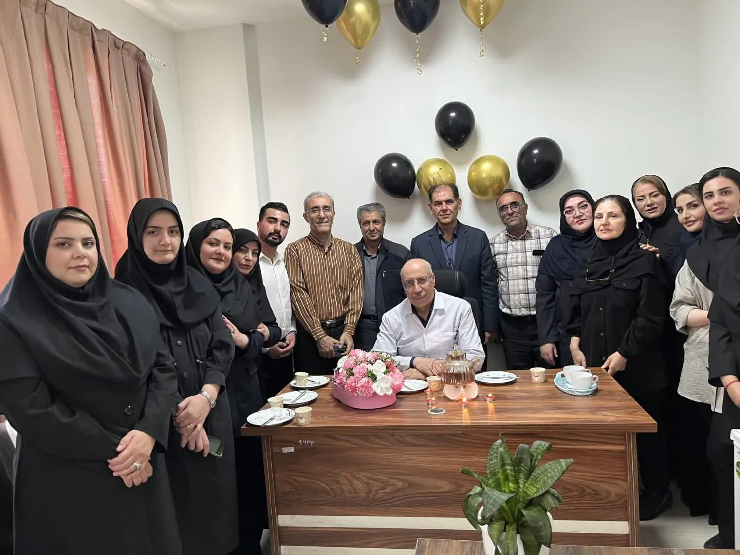 تجلیل از تلاشگران واحد فناوری اطلاعات سلامت در مرکز کودکان زهرا مردانی آذری تبریز