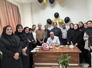 تجلیل از تلاشگران واحد فناوری اطلاعات سلامت در مرکز کودکان زهرا مردانی آذری تبریز