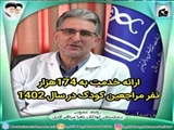 ارائه خدمت به  174هزار نفر مراجعین کودک در سال 1402